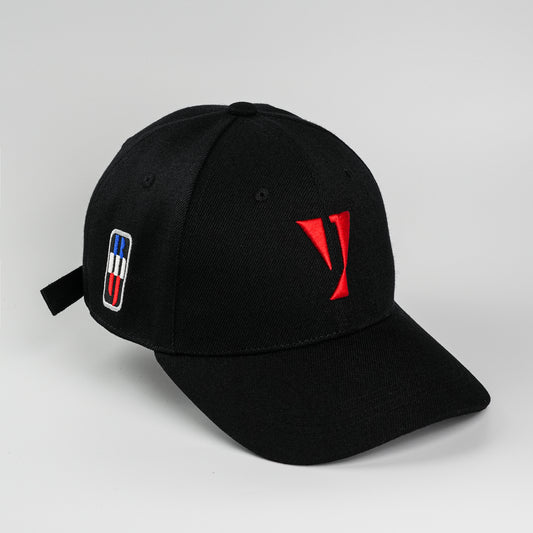 YoungManRide  CHAMP series Caps🧢 Adjustable(OSFM)&Classic Black