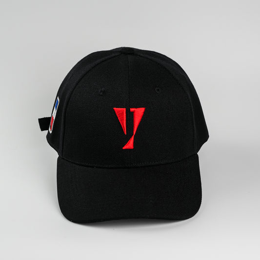 YoungManRide  CHAMP series Caps🧢 Adjustable(OSFM)&Classic Black